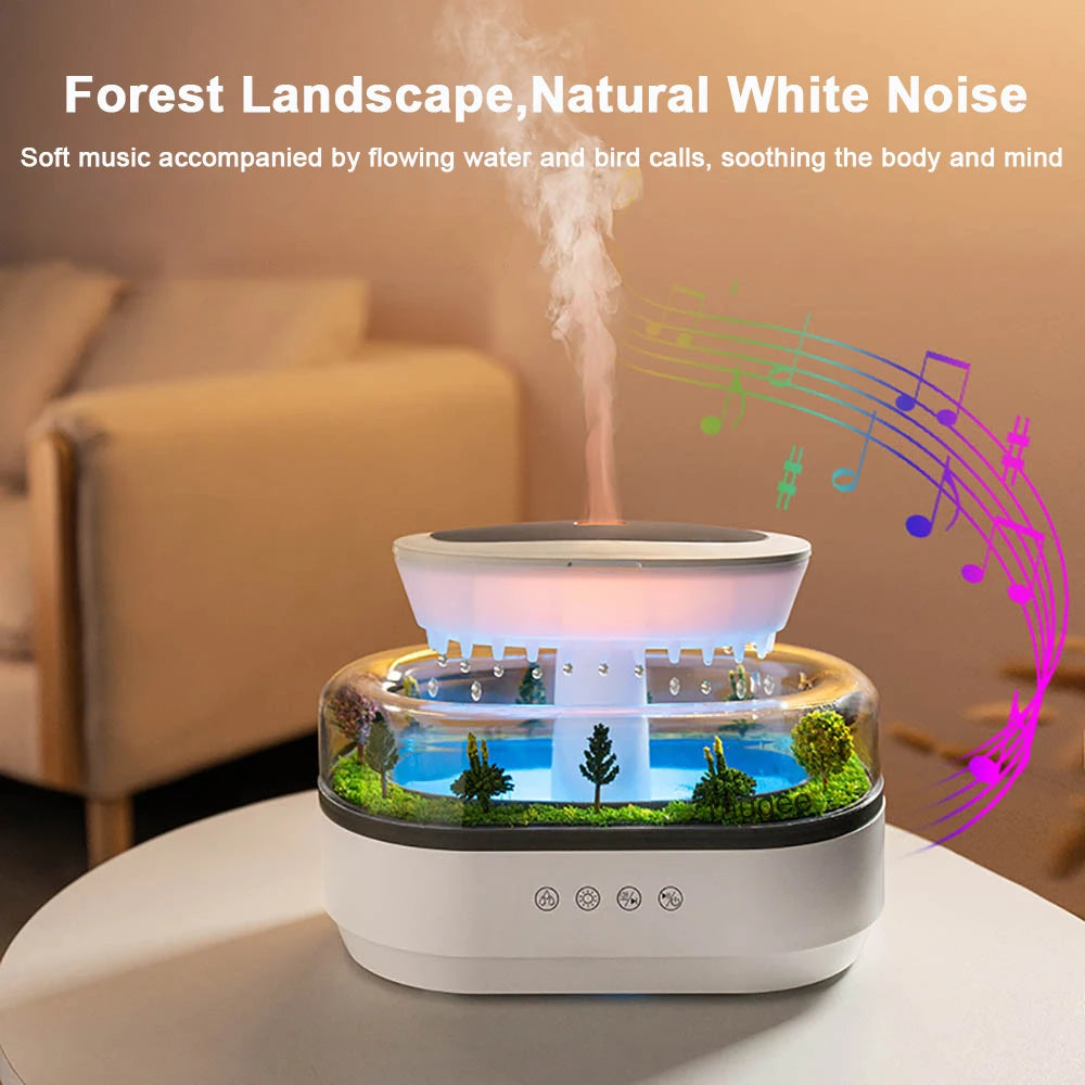 AirBloom Mini Forest Rain Humidifier & Aromatherapy Diffuser