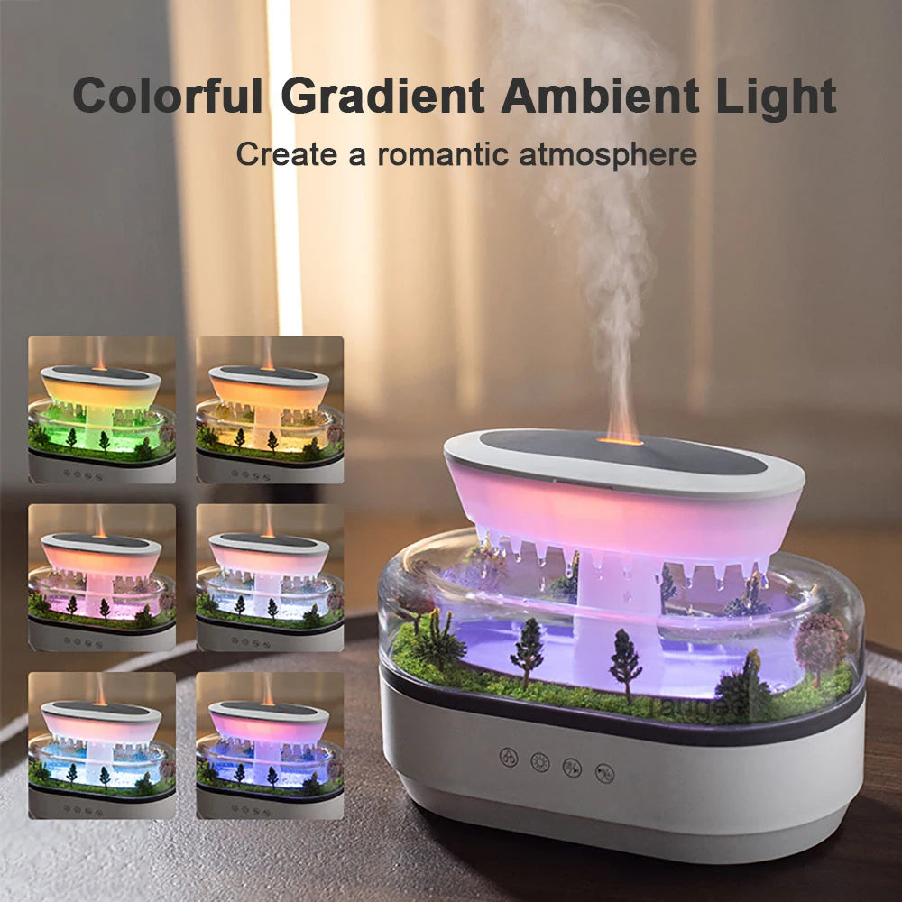 AirBloom Mini Forest Rain Humidifier & Aromatherapy Diffuser