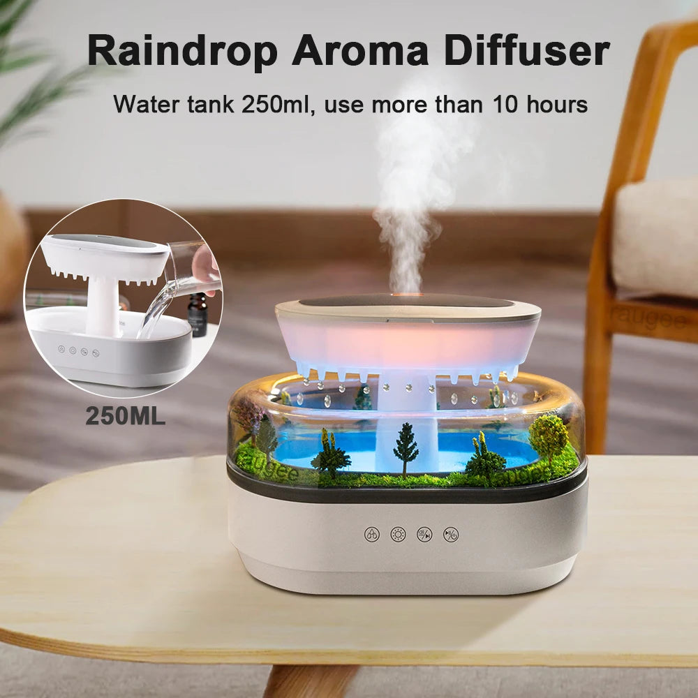 AirBloom Mini Forest Rain Humidifier & Aromatherapy Diffuser