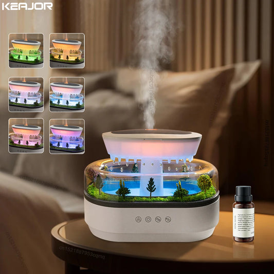 AirBloom Mini Forest Rain Humidifier & Aromatherapy Diffuser