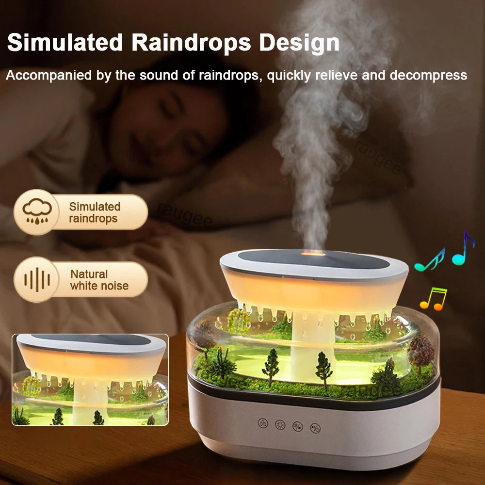 AirBloom Mini Forest Rain Humidifier & Aromatherapy Diffuser